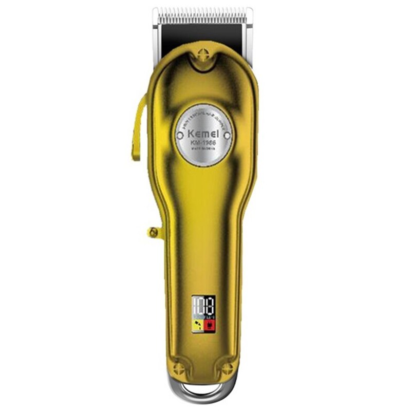 Alle Metalen Professionele Tondeuse Kapper Tondeuse Mannen Cord & Draadloze Elektrische Haar Snijmachine Oplaadbare Kapsel