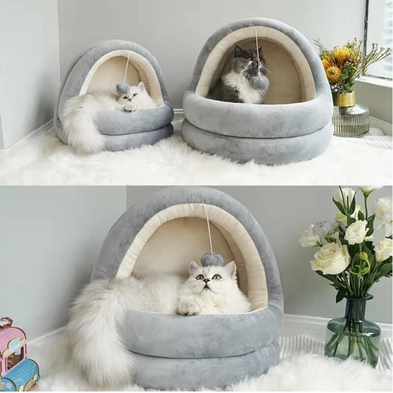 Kattesenger hus kattunger kjæledyr seng sofa saken koselig seng leke til hund lite telt kennel hjem hule sove rede kjæledyr produkter