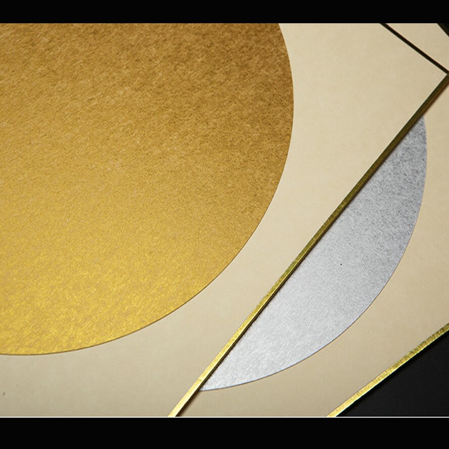 Archaistic Chinese Rice Paper Cardboard Calligraphy Painting Canvas