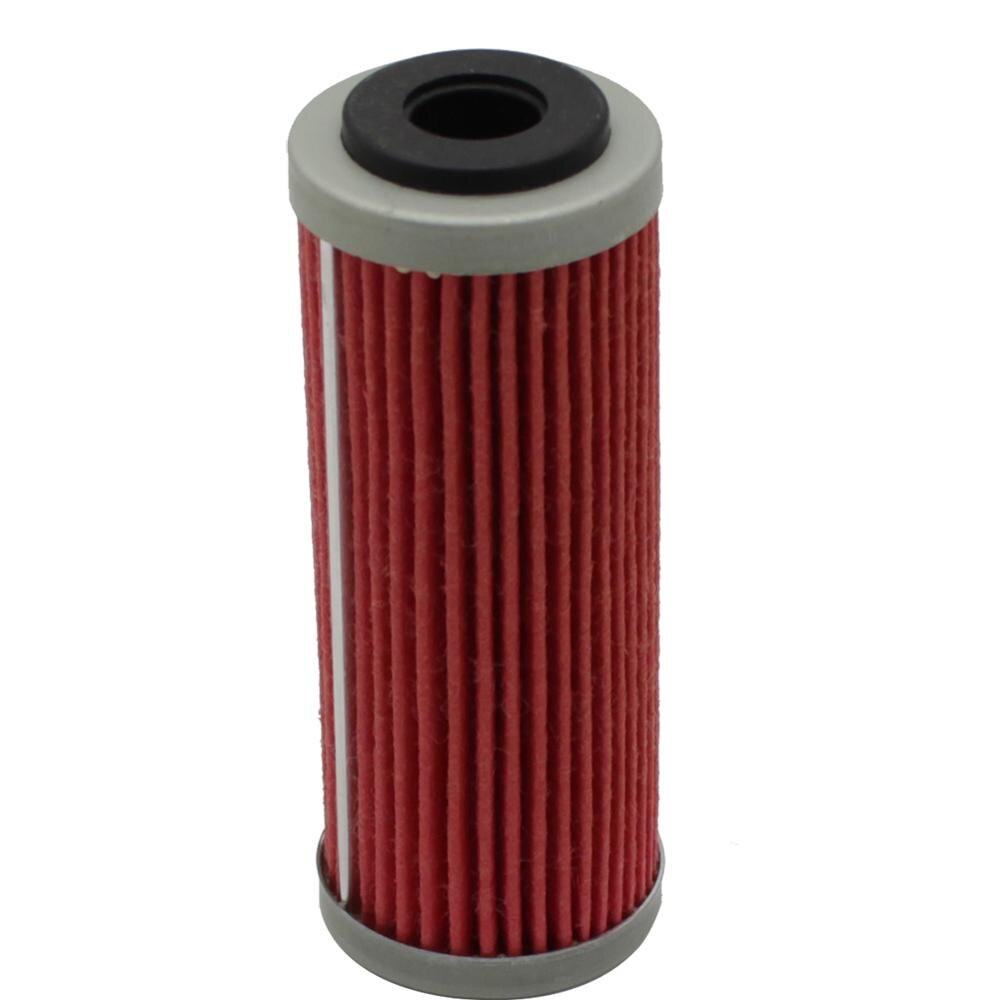 2 stk oliefilter til husqvarna  fc250 fc 250 fc350 fc 350 fe350 fe 350 fs450 fs 450: 1 stk-rød