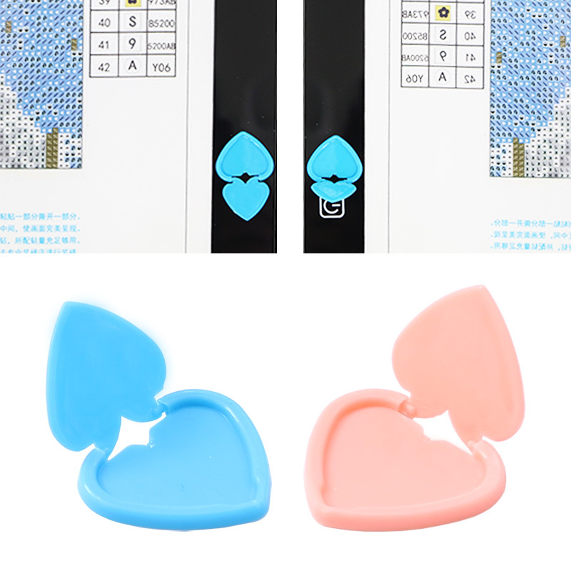 Copy Board Protector Diamond Painting Tool Dimming Cover General Shielding Button Tool Heart-shaped Solid Color Durable Plastic