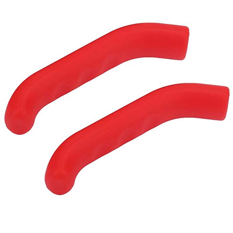 Anti-slip farverige komfortable bremsehåndtag greb silikone ærme bremsehåndtag beskyttelse dæksel: Rød
