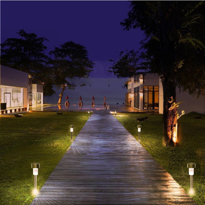 Solar LED Light Outdoor Solar Light Waterproof Landscape Lighting Led Lights for Pathway Patio Yard Lawn Garden Decoration Lamp