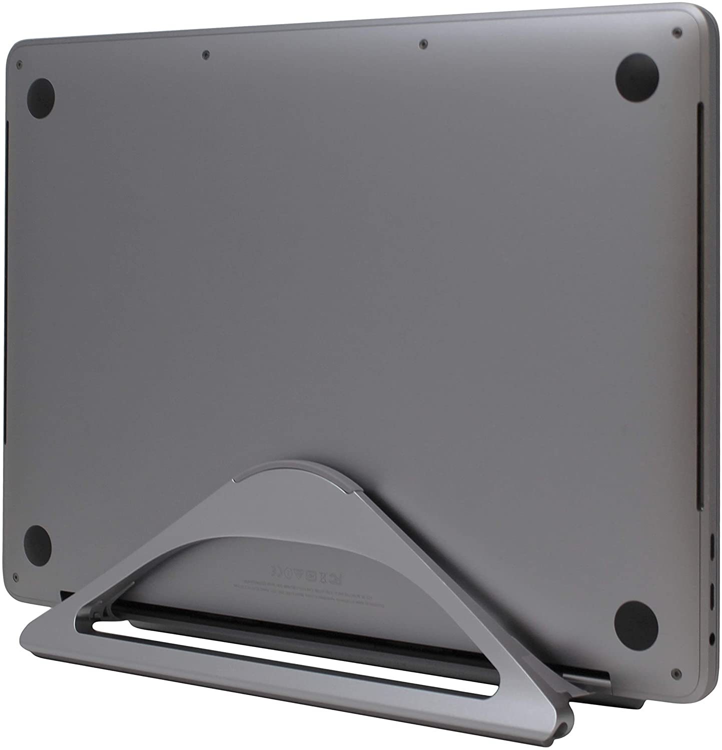 Space-Saving Vertical Desktop Stand for MacBook Air/Pro 16 13 15, iPad Pro 12.9, Chromebook and 11 to 17-inch Laptop