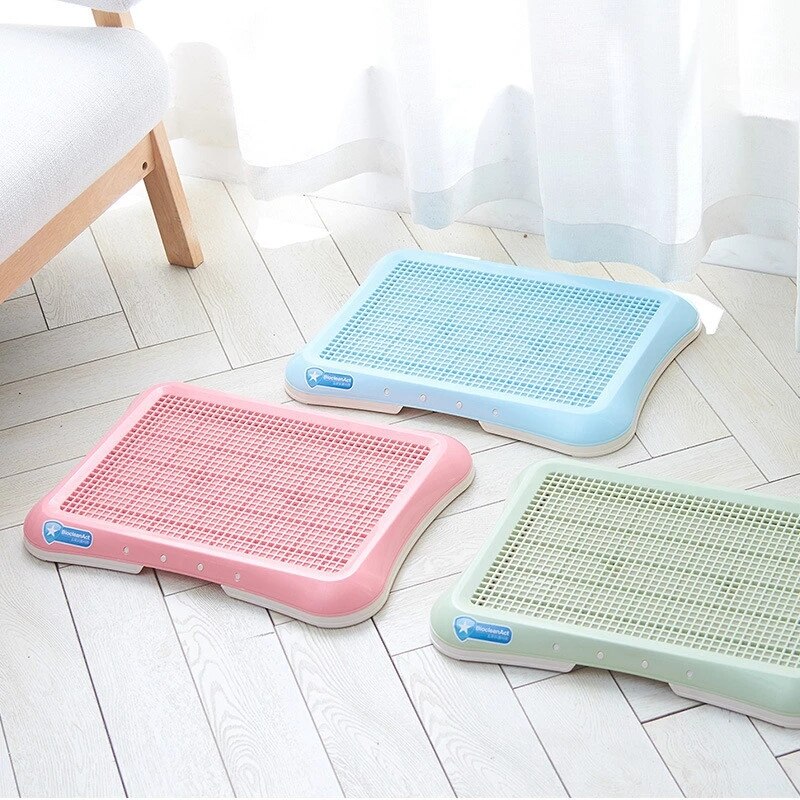 Portable Pet Toilet Training plastic Training Potty Dog Mat Tray Toilet Training Urinary Trainer Pet Clean Supplies