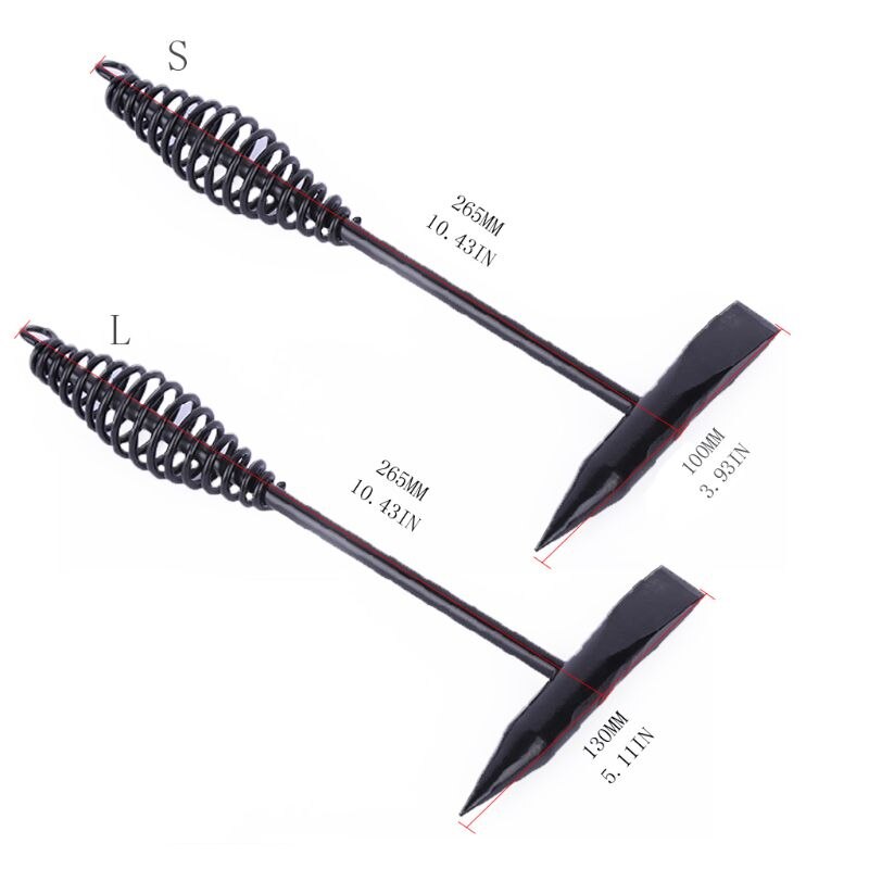 Welding Chipping Hammer Spring Handle Shock Absorption 2 Heads Slap Clean Tool