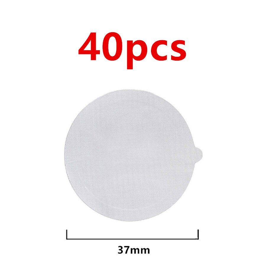 stainless steel capsule fit for nespresso refillable resuable coffee machine cup pod purple ring: 40 pcs stickers