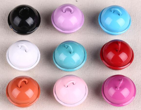 Cloches colorées pour chat Gog Pet | Gros clochette Jingle pour fête, décoration, artisanat bricolage, 10 pièces/lot, de 22mm: Mixed color