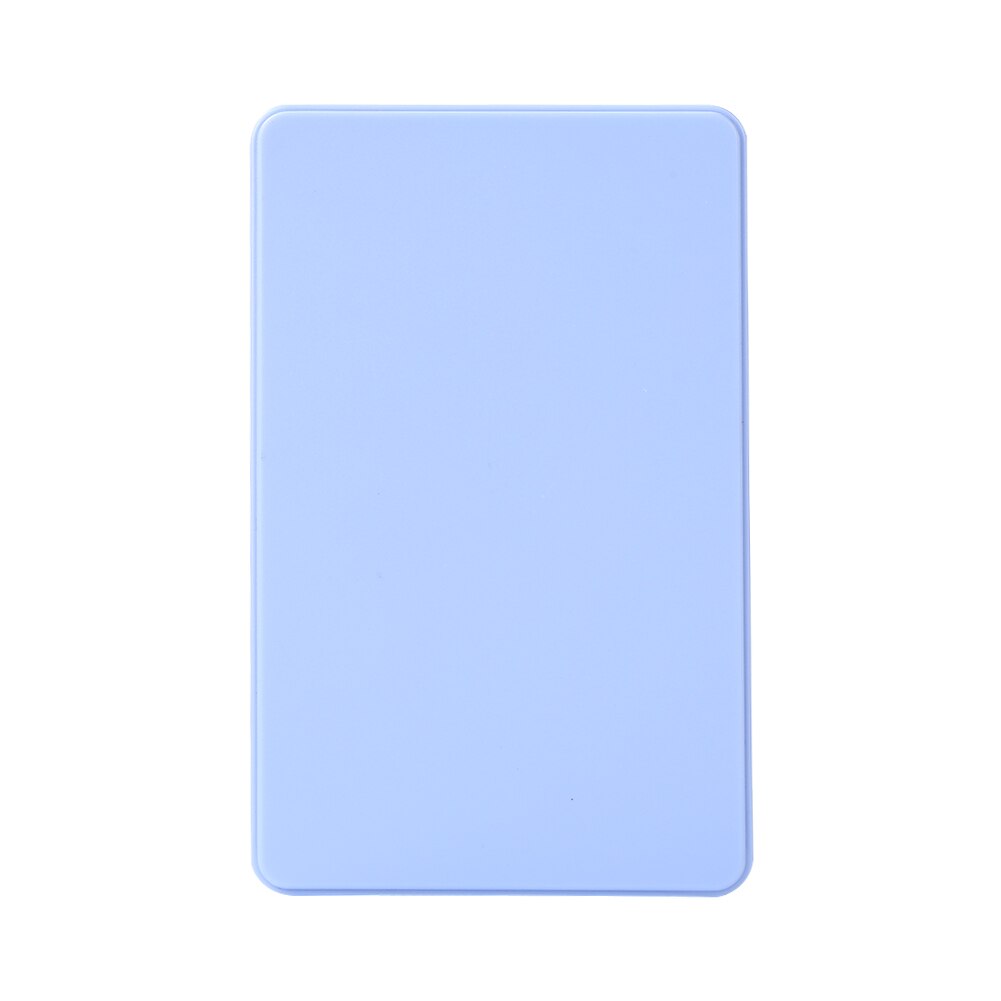 Vktech draagbare 2.5 inch usb 3.0 hdd behuizing usb 2.0 3.0 to sata externe harde schijf behuizing voor 2.5 inch hdd ssd mobiele harde schijf doos: Usb 2.0 blauw