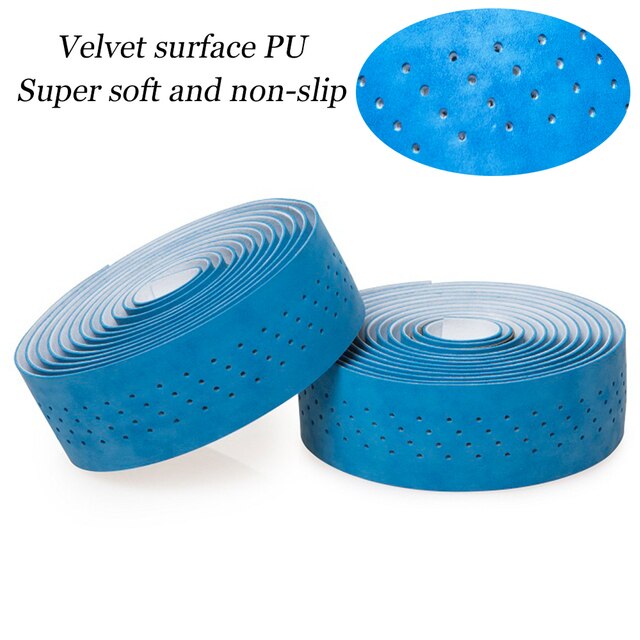Fiets Stuurlint Racefiets Klauw Schokdemper Accessoires Barstape Bar Blokkeren Fietsstuur Tape Apparatuur: Blue