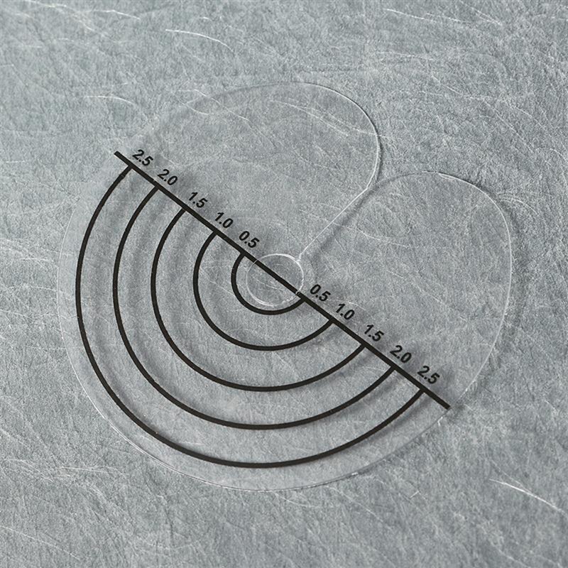 50pcs Round Hair Heat Protector Shields Heat Sheet Protector Shield Scale Mark Tip Hair Connectors Extensions Styling Accessory