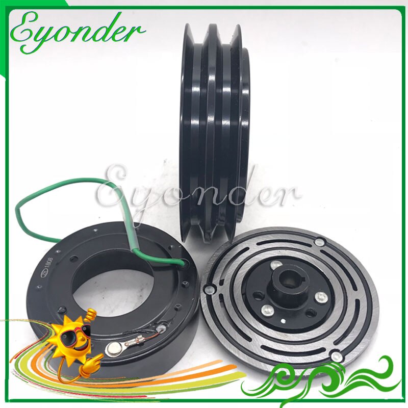AC A/C Air Conditoning Compressor Magnetic Electromagnetic Clutch Pulley 2PK 2A for Volvo Trucks MOTOR GRADER 140B SD7H15 7H15