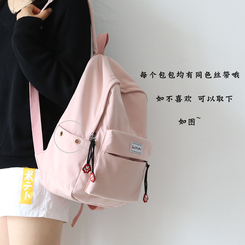 Sacs de lycée adolescent pour filles sac à dos adolescent femmes sacs à livres léger doux Oxford noir collège étudiant cartable femme