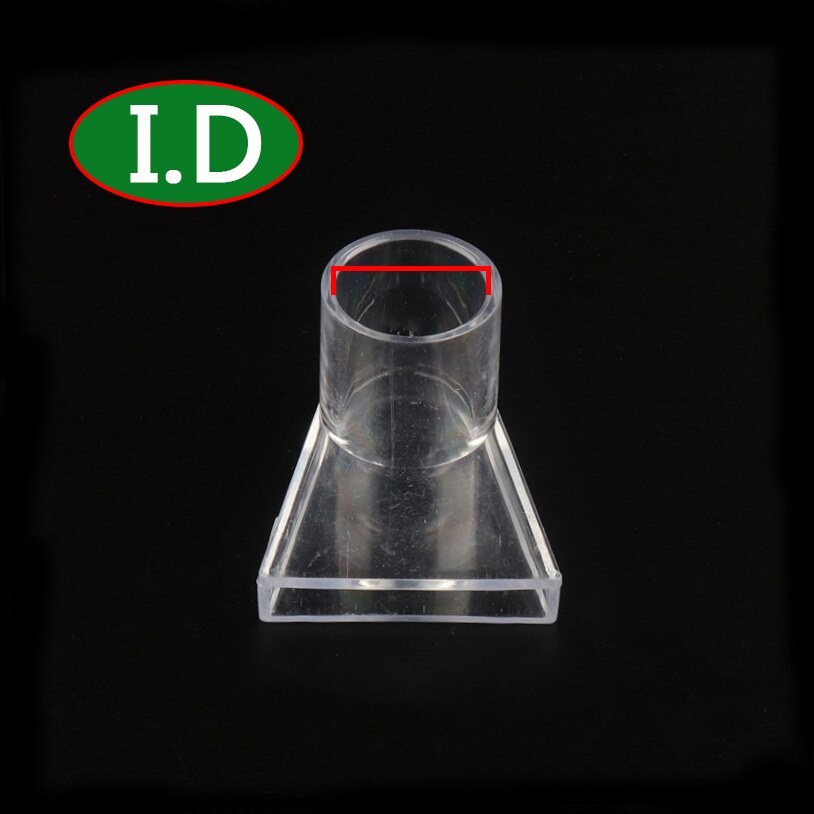2pcs I.D 16/20/25/32mm Acrylic Pipe Connector Transparent Acrylic Joint Aquarium Fish Tank Glass Tube Fittings Accessories: 25mm / Duck Beak