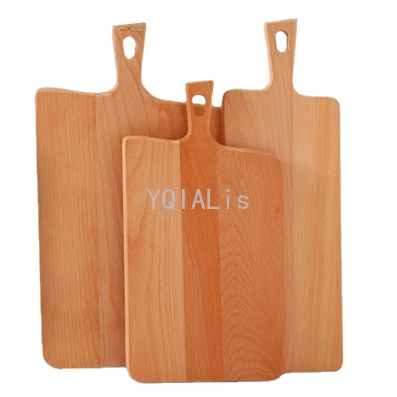Natural 7 Size Models Wooden Food Tray Plate Sushi Pizza Plates Baking When High Pizza Plate Restaurant Home Tools Serving Plate