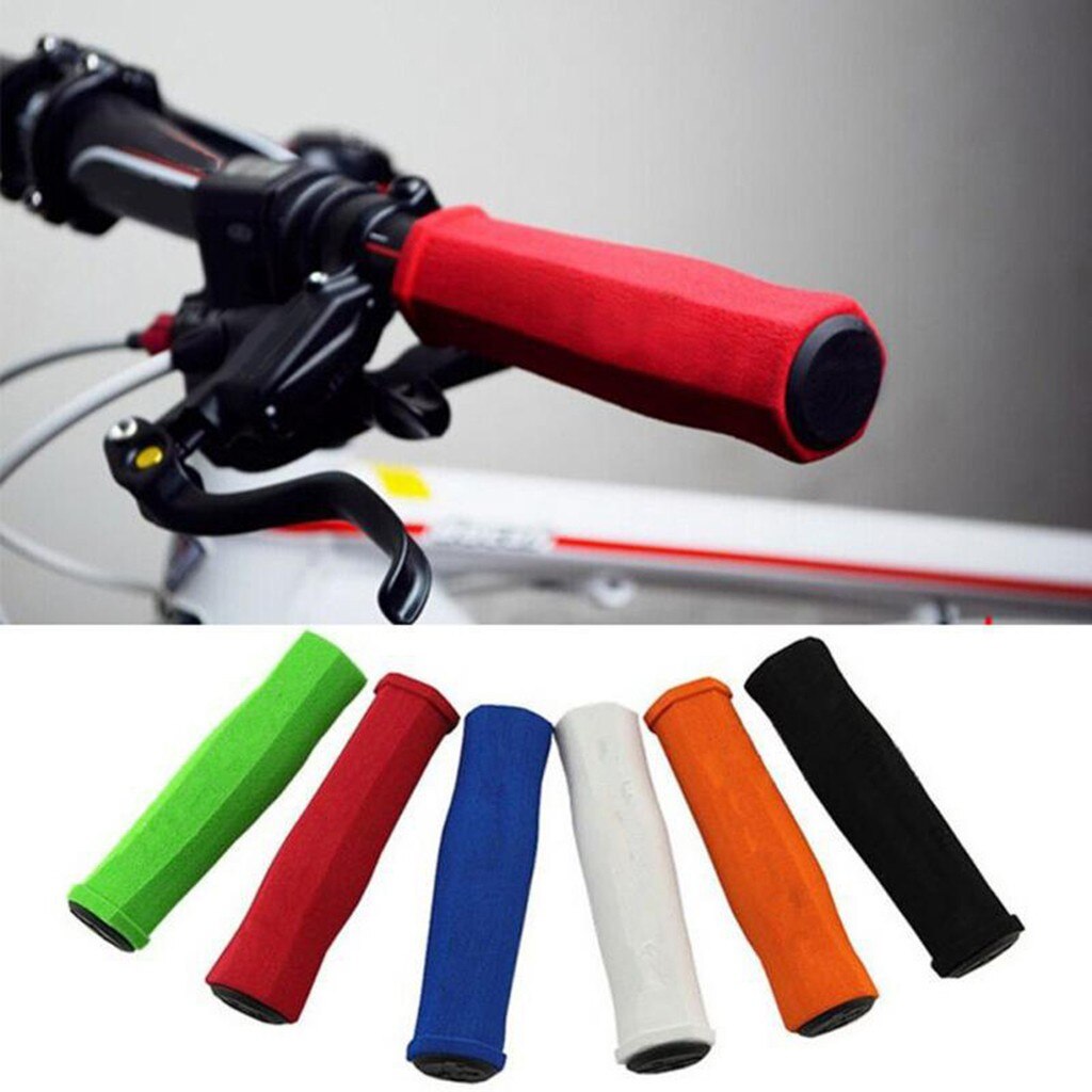 Soft Foam Silicone Sponge Bicycle Handlebar Gear Grip Mtb Bike Bmx High Density Ultralight Handle Bar Anti-skid Bike Parts #W5
