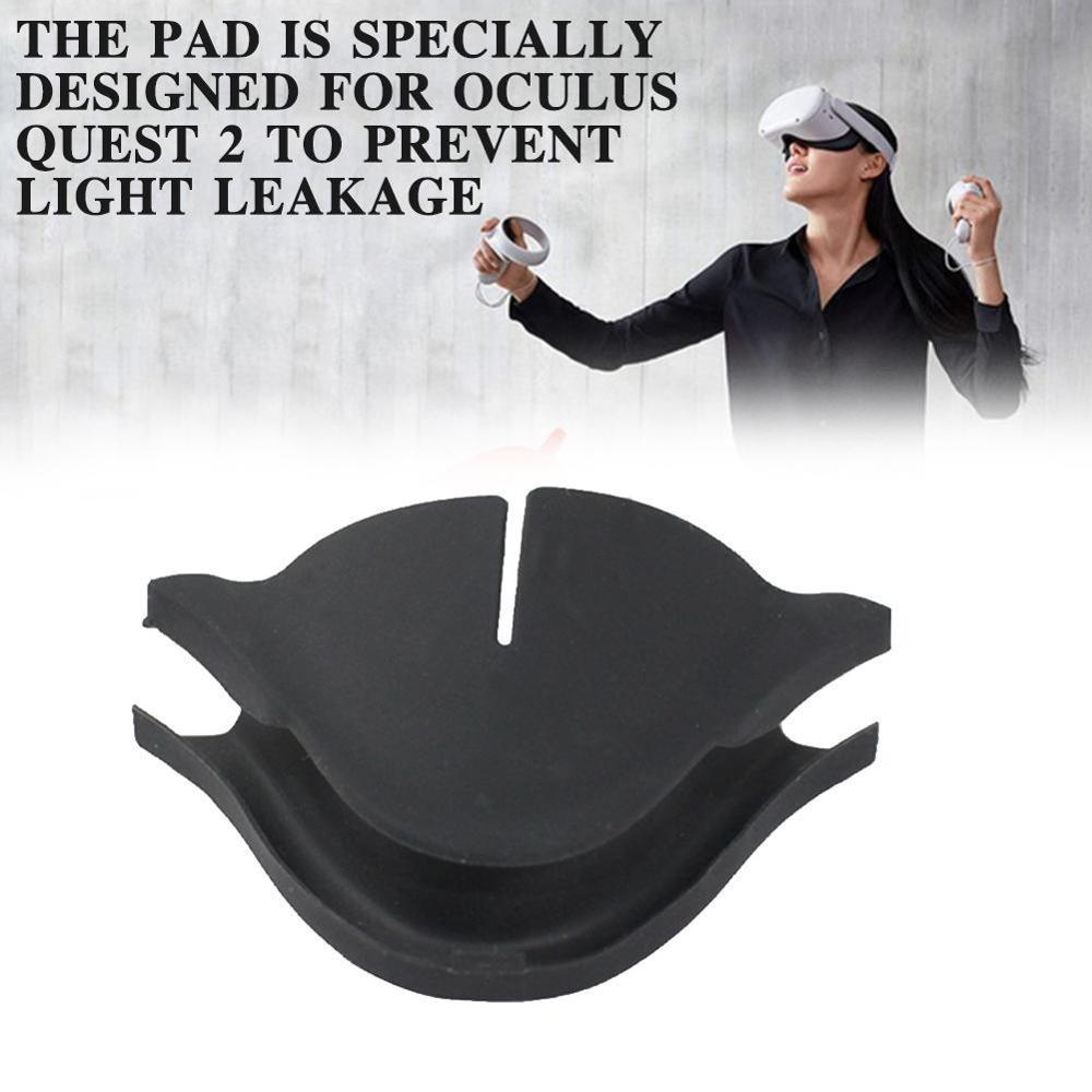 Anti-Leakage Nose Pad For Oculus Quest 2 VR Light-blocking Eco-friendly For Oculus Pad Quest Glasses Nose Pad VR Silicone K3U1