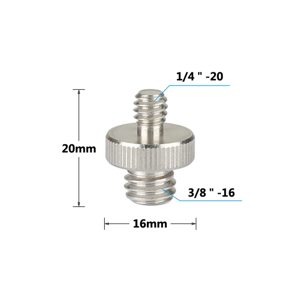 HDRIG 1/4" 3/8" Thread Screw Adapter Bolt Mixture Set for DSLR Camera Cage Rig Accessories Assembly (20pcs)