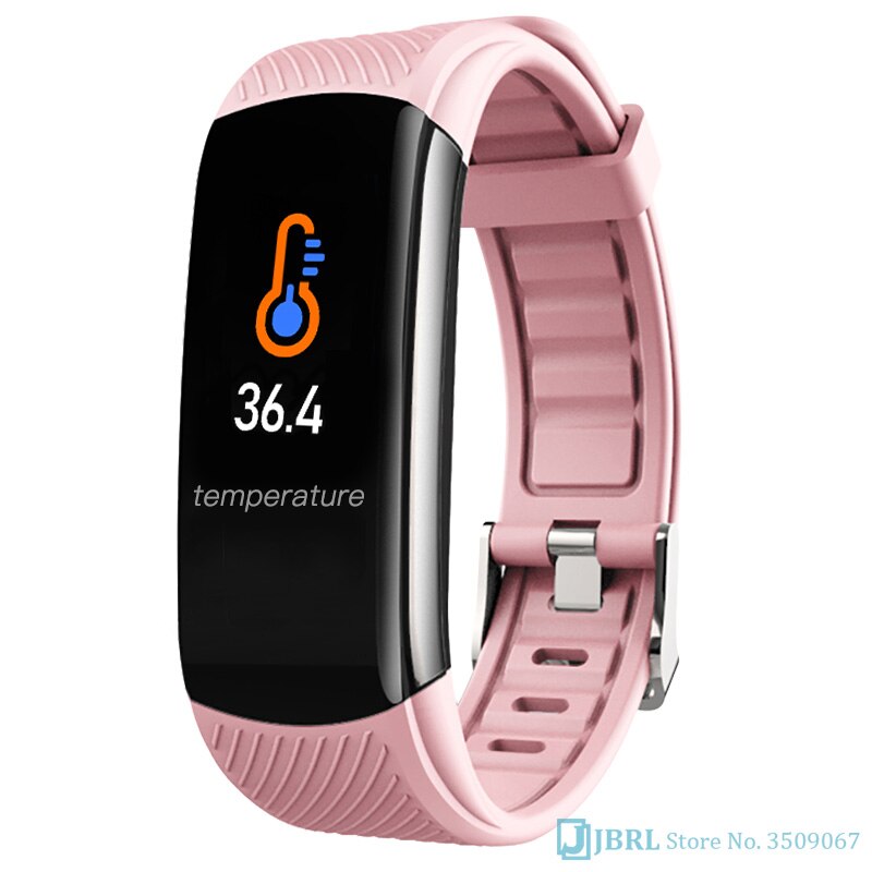 Temperaturklokke barn barneklokker for jenter gutter armbåndsur barn studenter bluetooth klokke elektronisk digital armbåndsur: Rosa