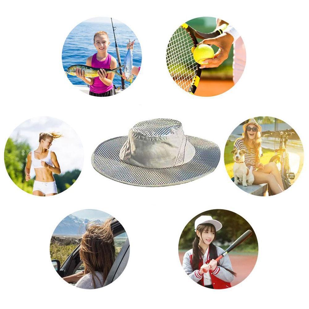 Sun Hat Cooling Heat-Proof Air-Conditioning Hat Travel Outdoor Activities Summer Avoid Oblique Sunlight Lightweight