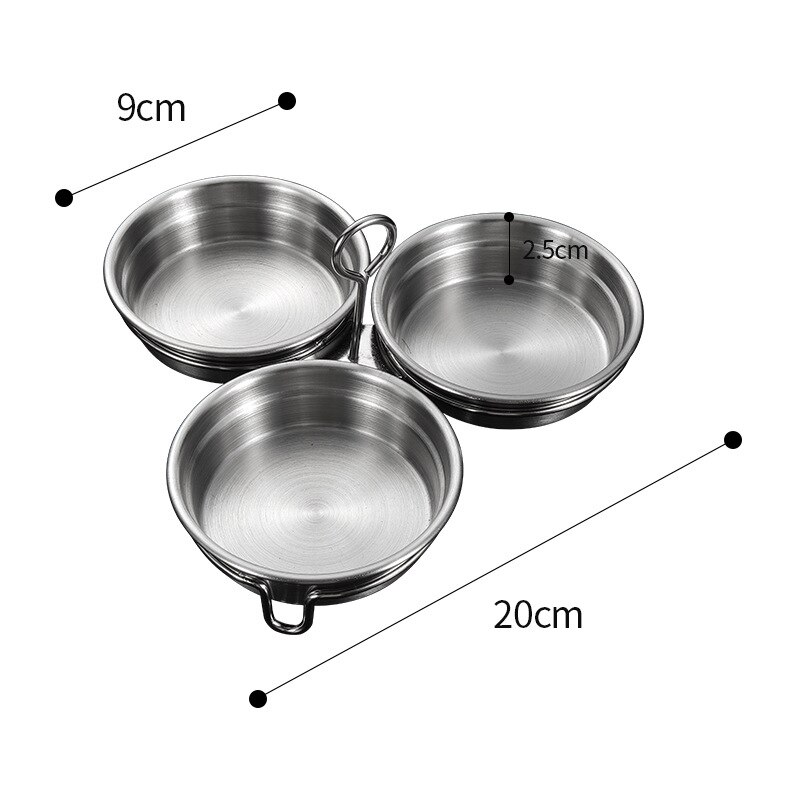 Rustfritt stål kjøkken egg krypskytter posjering panne form husholdning egg dampbåt dampede egg mold verktøy for hjemmelaging: Rund