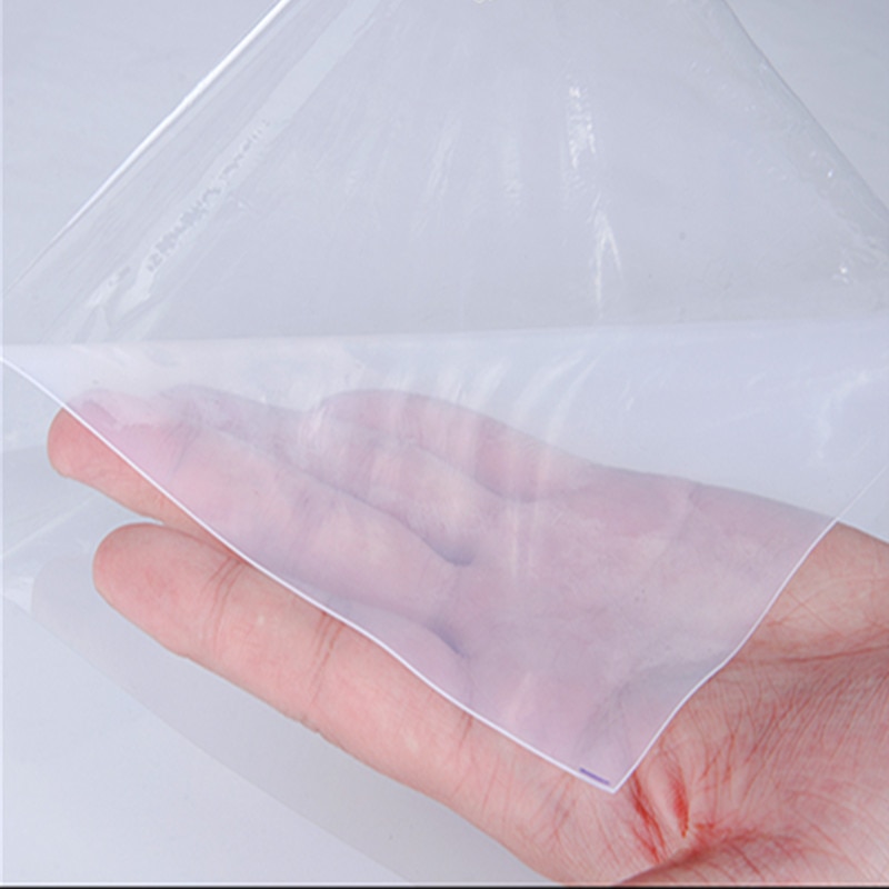 0.1mm/0.2mm/0.3mm/0.5mm/0.8mm feuille de caoutchouc de Silicone de supérieure 500mm largeur 500mm longueur Film de Silicone Transparent