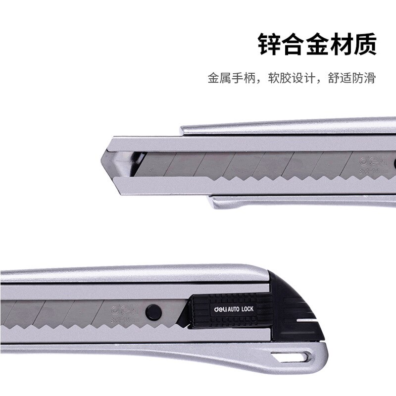 Deli – grand couteau d&#39;art en métal de 2090 SK5, lame en acier à haute teneur en carbone, couteau d&#39;art détachable en alliage de zinc