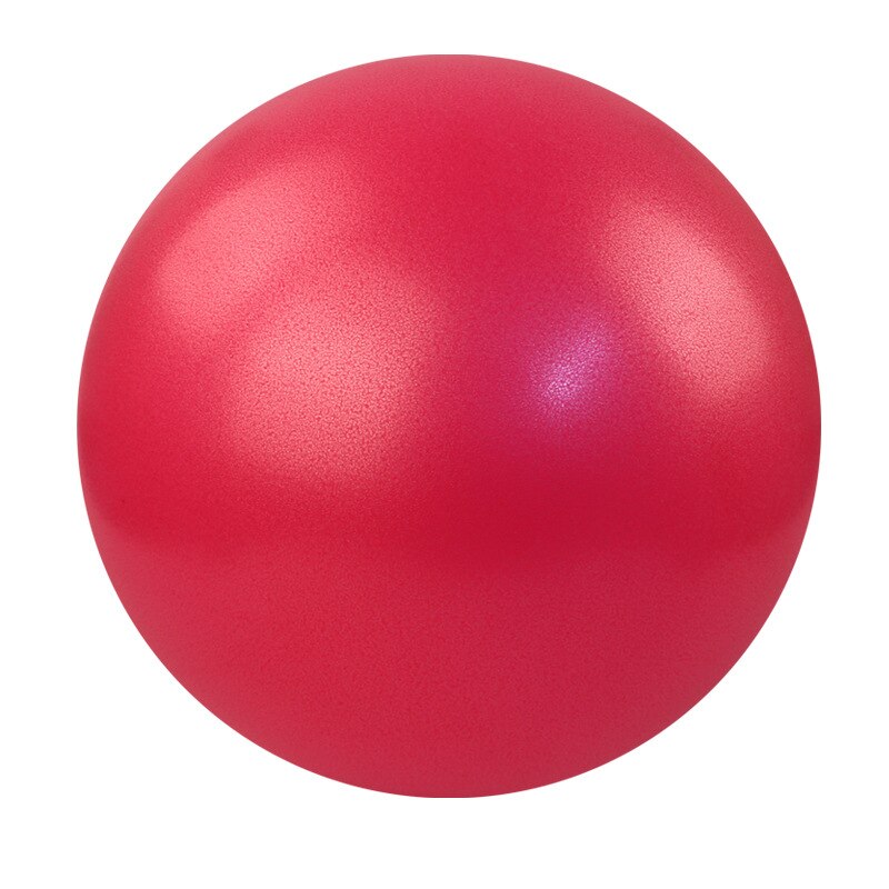 Tyk eksplosionssikker yoga pilates bold 25cm hvede rør kugle mave holder bold lille fitness bold  /70: Rød