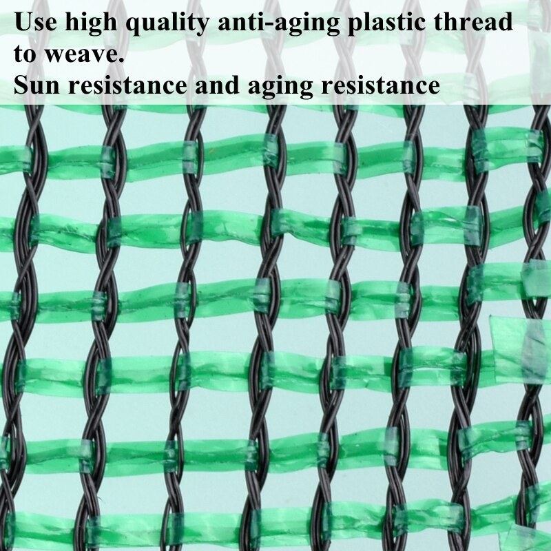 2x4m Hi Anti-UV HDPE Shading Net Balcony Fence Safety Net Shading Net Canopy Sail Succulent Plant Cover Shelter Awning