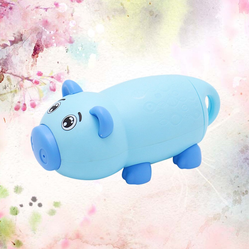 1Pc Lovely Pig Shaped Water Blaster Plastic Drawing Water Shooter Toy Summer Swimming Pool Beach Toy (Pink)