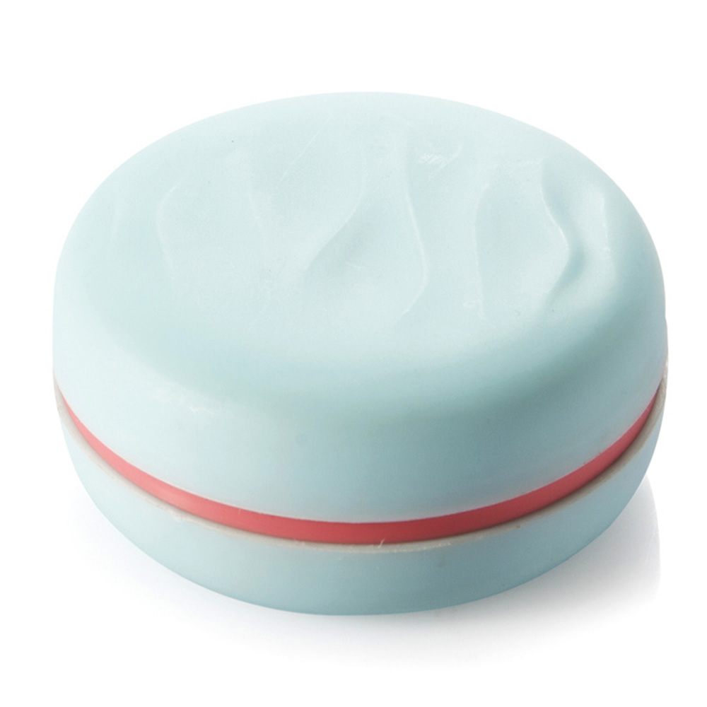 Macaron Portable Double-sided Shoe Wipe Contrast Color Sponge Shoe Wax Brush Shoes Artifact