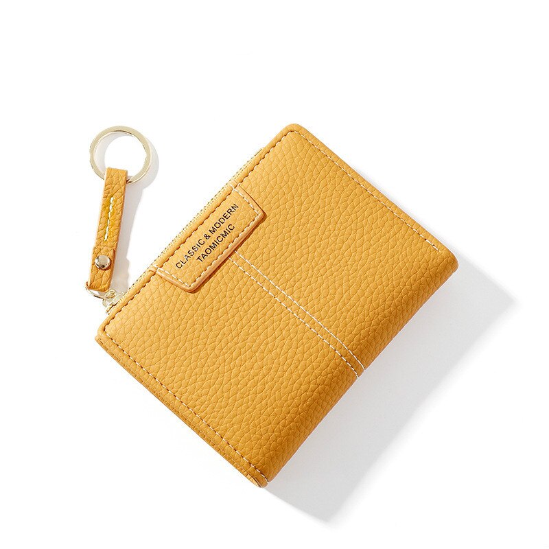 Portafoglio donna portafoglio piccolo carino portafoglio donna corto in pelle PU portafogli donna cerniera portamonete pochette donna