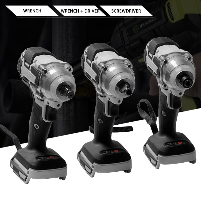 520Nm Brushless Cordless Electric Impact Wrench Rechargeable Screwdriver Jackhammer Wrench Power Tool For 18V Makita Battery