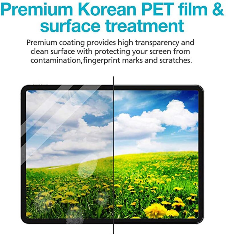 9H Pet Film Screen Protector For Lenovo Tab M10 Plus FHD 10.3 Inch TB-X606F X606X Bubble Free Clear Tablet Protective Film