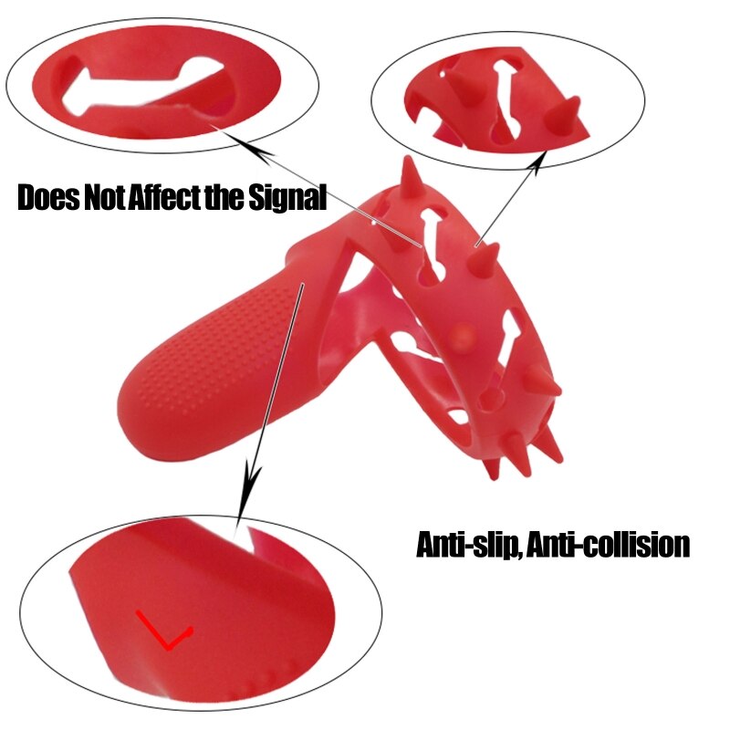 For oculus quest/rift s full beskyttende erme vr touch controller deksel hudhåndtak skallgrep knokestropp oculus accessori