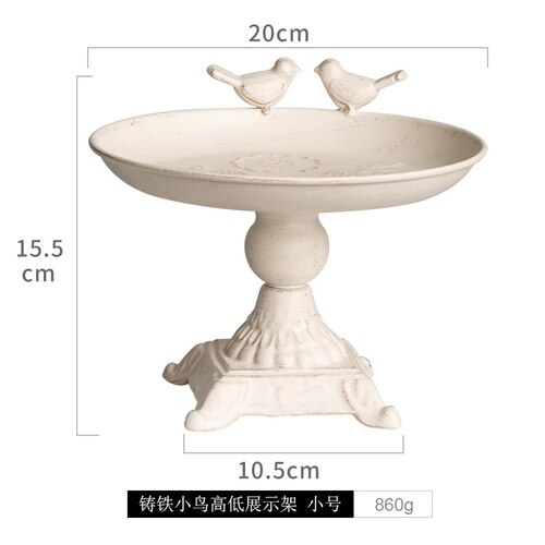 European white dessert table decoration / display stand set / wedding cake set table / wooden snack tray: 15.5x20cm