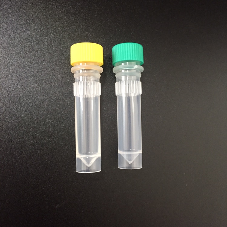 500 stks/partij 1.5 ml Cryovial centrifugebuis Cryogene Flesjes met wasmachine test tube