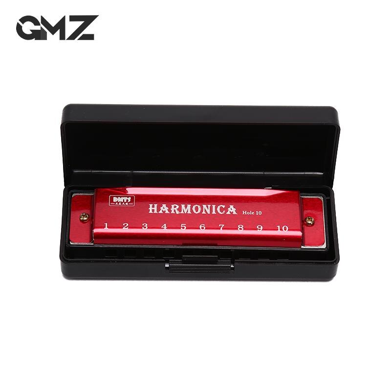 Sleutel Van C Blues Harmonica Muziekinstrument Voor Beginners Educatief Speelgoed Met Case Houtblazers Instrument