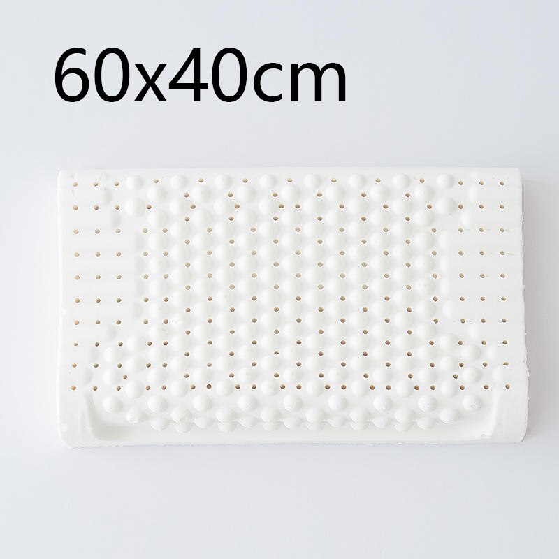 Thailand Natural Latex Bed Cervical Pillow Health Care Orthopedic Pillow for Neck Dunlopillo Latex Foam Pillow Sleeping Almohada: keli60x40cm