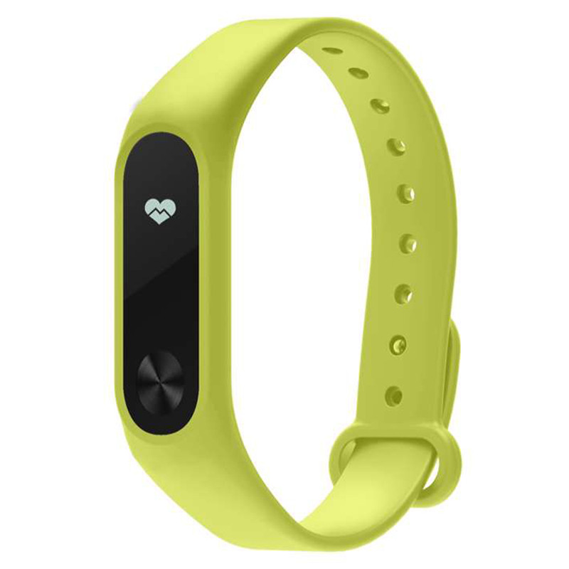 Pulsera para xiaomi mi band 2 Correa de silicona mi band 2 pulsera muñequeras para xiaomi mi band2 smartwatch: green