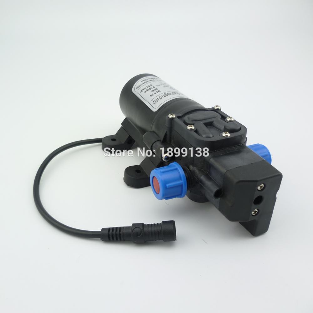 NUOTRILIN DC 12V 24v 80W High pressure mini water pump 5.5Lpm Automatic pressure switch control