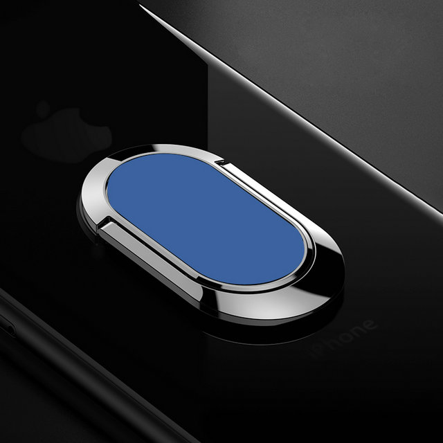 Voor ZTE Blade 20 Smart Case Vinger Ring Magneet Matte Protector Coque Op Voor ZTE Blade 20 Smart Gevallen 6.49'': Blauw