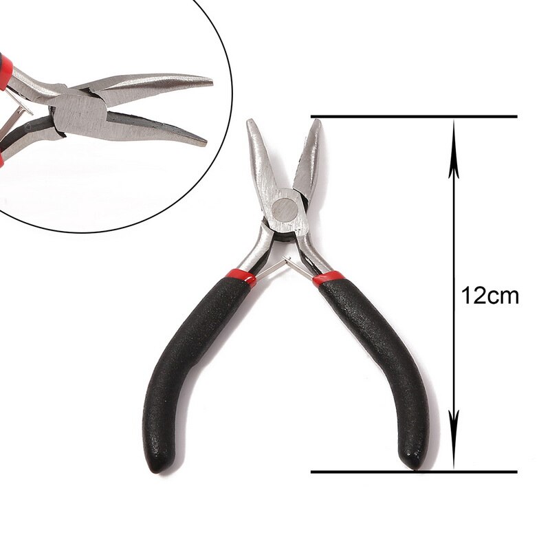 Jewelry Pliers Tools & Equipment Kit Long Needle Round Nose Cutting Wire Pliers For Jewelry Making Handmade Accessories: 13