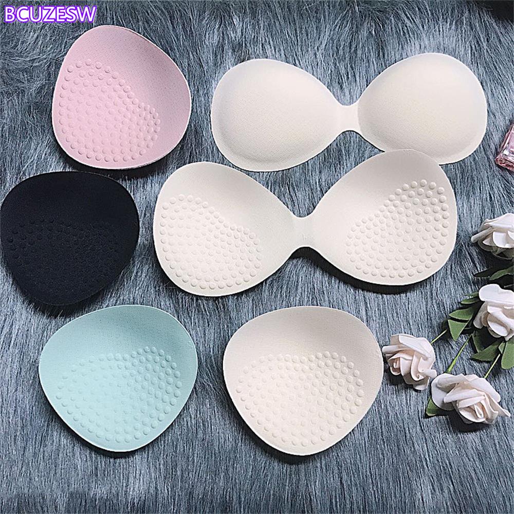 Badmode Onzichtbare Latex Borst Pads Enhancer Borst Accessoires Bikini Bh Gewatteerde Body-fit Borst Insert Push Up Bh Pads