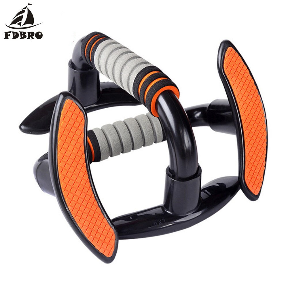 Power Fitness Chest Abdominal Muscle Training Home Gym Workout Equipment Body Building Push Up Stand Bar Skid-Resistant Exercise