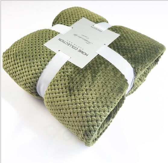 Ananas pläd sammet plysch enfärgad filt supermjuk fleece flanell sängöverdrag överkast sängkläder pläd vuxen: 9