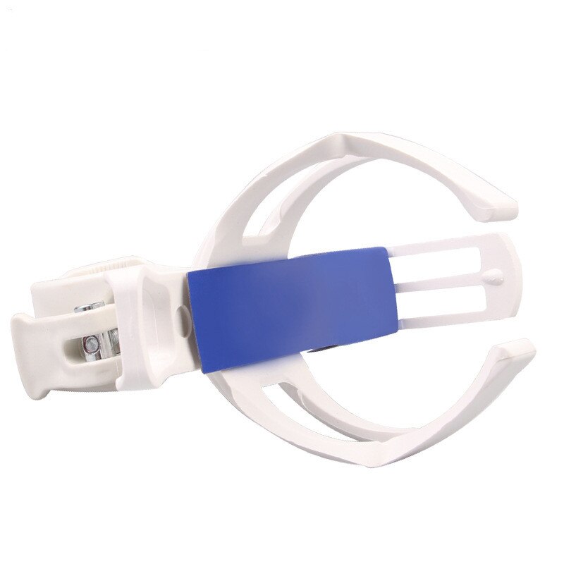 Soporte de botella de agua de bicicleta soporte para botella de agua de bicicleta de 360 grados accesorios de soporte para bicicleta: White