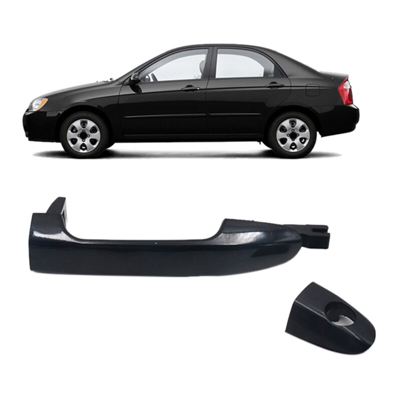 4 Pcs Front Rear Left Right Outside Door Handle for Kia Spectra Spectra5 Cerato 04-09 82650-2F000 83650-2F000