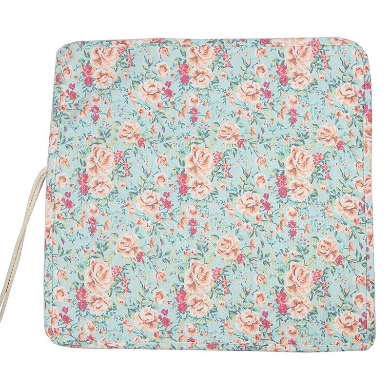 -20 Pockets Art Paint Brushes Case Roll Up Pen Holder Canvas Pouch Bag