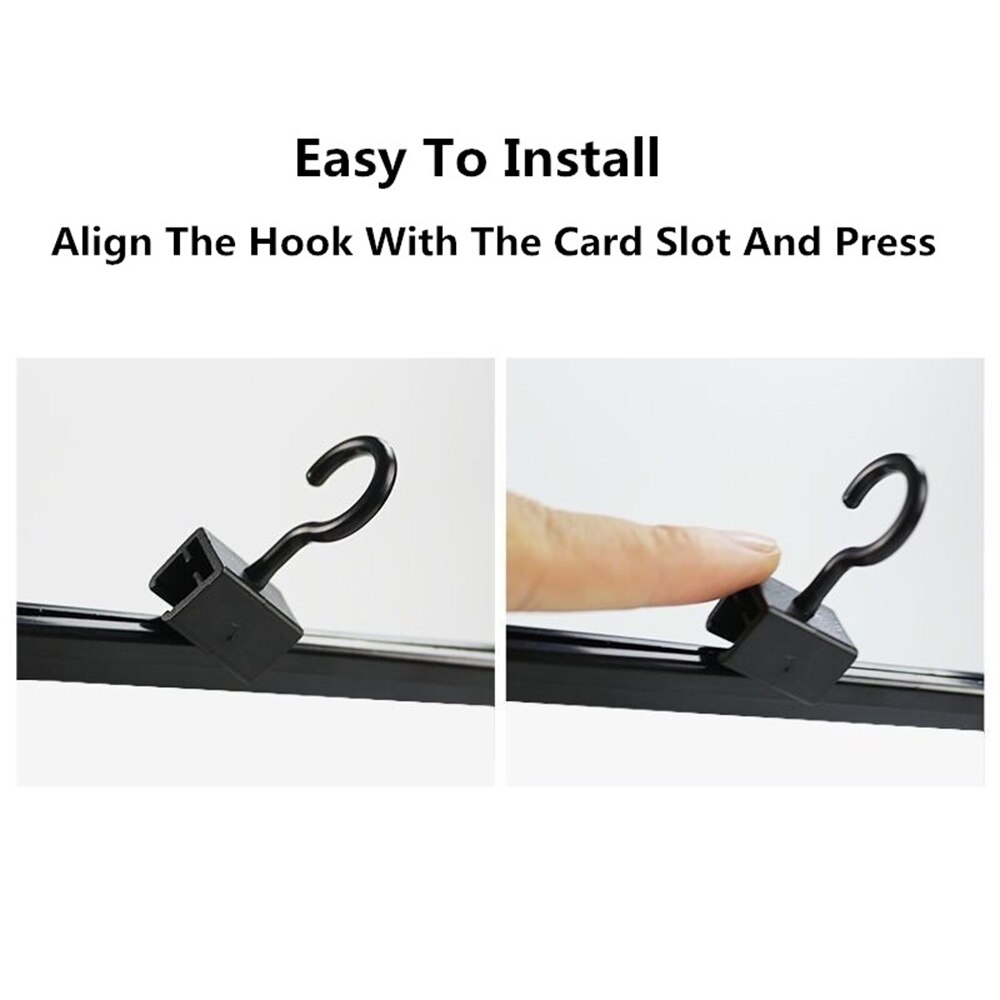 A6 Double-sided Poster Sign Paper Frame Rack Supermarket Advertising Plastic Product Price Listing Display Hanger Frame